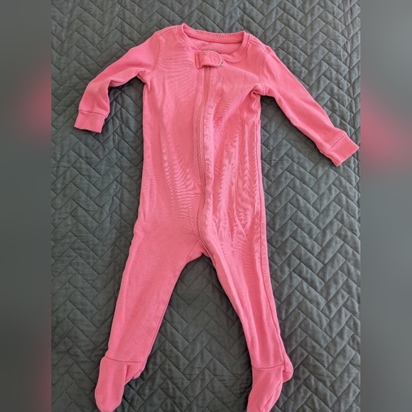 3/$20 Primary Zip Footed Onesie - Picture 1 of 3